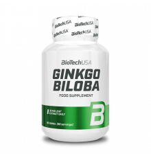 Гинкго билоба, Ginkgo Biloba, BioTechUSA, 90 таблеток