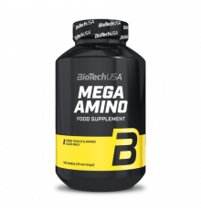 Аминокислотный комплекс, Mega Amino, BioTechUSA, 100 таблеток