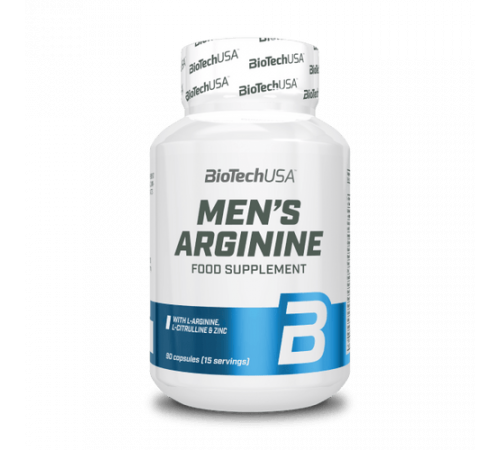 Аргинин для мужчин, Men`s Arginine, BioTechUSA, 90 капсул