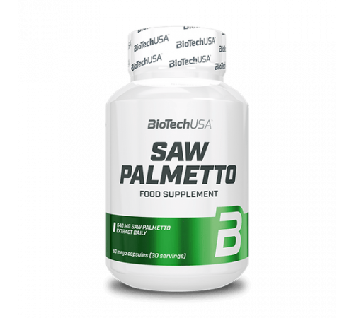 Экстракт серенои, Saw Palmetto, BioTechUSA, 60 капсул