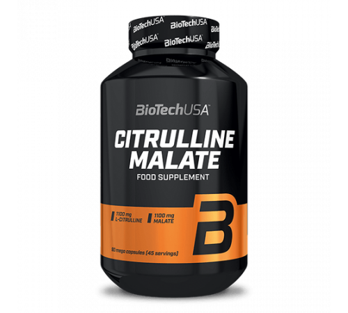 Цитруллин малат, Сitrulline Malate, BioTechUSA, 90 капсул