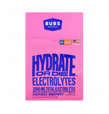 Смесь для приготовления электролитического напитка со вкусом ягодного ассорти, Hydrate or Die, BUBS Naturals, 20 пакетиков