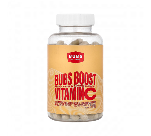 Витамин C, Bubs Boost, BUBS Naturals, 90 вегетарианских капсул