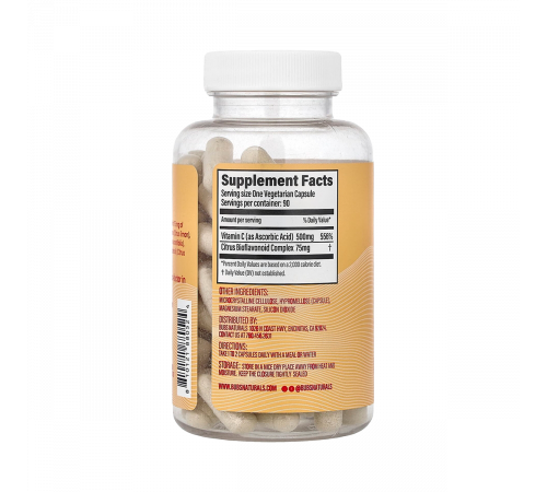 Витамин C, Bubs Boost, BUBS Naturals, 90 вегетарианских капсул