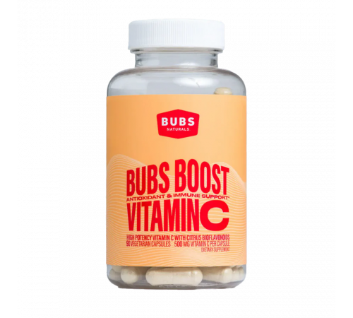Витамин C, BUBS Naturals, Bubs Boost, 90 вег капсул