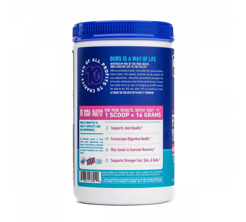 Коллаген "Фонтан молодости", Fountain of Youth Collagen, Bubs Naturals, 288 г