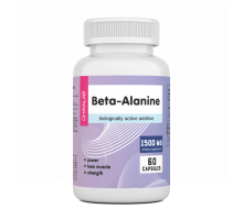 Бета-Аланин, Beta-Alanine, Chikalab, 60 капсул