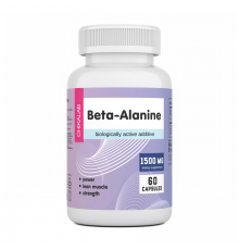 Бета-Аланин, Beta-Alanine, Chikalab, 60 капсул