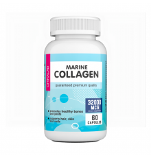 Морской Коллаген, Marine Collagen, Chikalab, 60 капсул