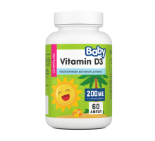 Детский Витамин Д3, Vitamin Baby D3, Chikalab, 60 ампул