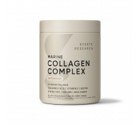 Морской коллаген с биотином и гиалуроновой кислотой, Marine Collagen Complex, Sports Research, 163 г