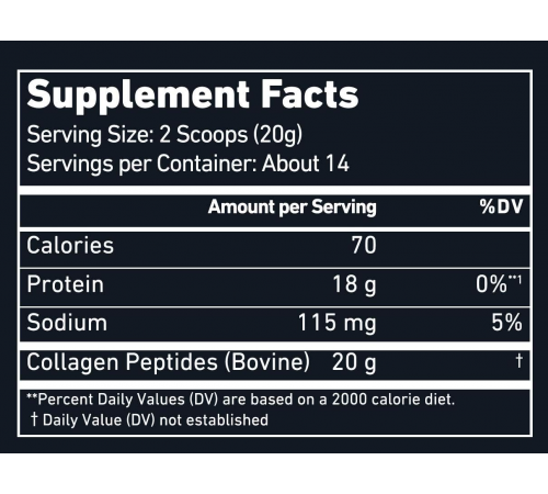 Коллагеновые пептиды, Collagen Peptides, Bubs Naturals, 283 г