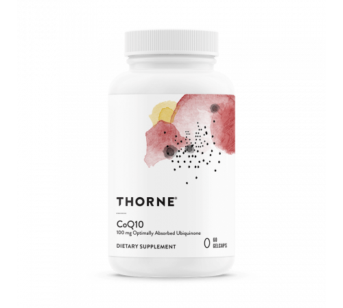 Коэнзим Q10, CoQ10, Thorne, 60 капсул
