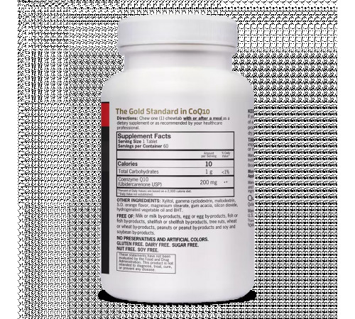 CoQ10 200 mg, Коэнзим 200 мг, Qunol, 60 таблеток