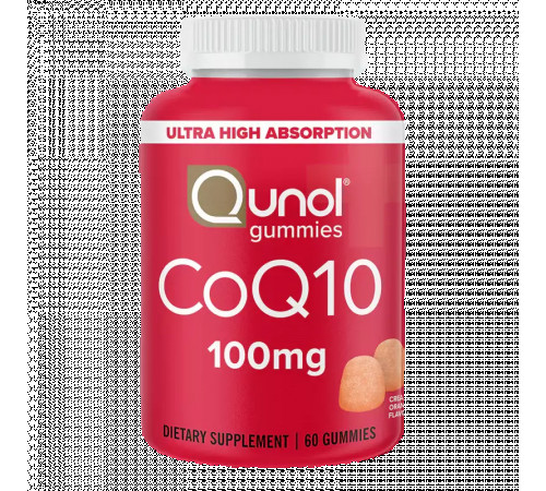 Коэнзим Q10, Coenzyme CoQ10, Qunol, 60 жевательных таблеток