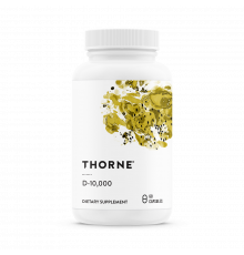 Витамин Д3 10000 МЕ, Vitamin D-10000 IU, Thorne, 60 капсул