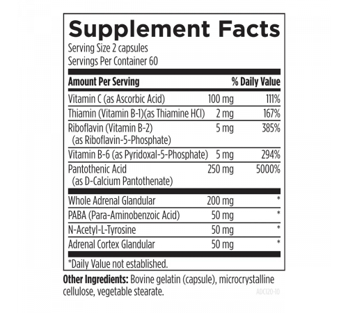 Адренад комплекс, Adrenal Complex, Designs for Health, 120 капсул