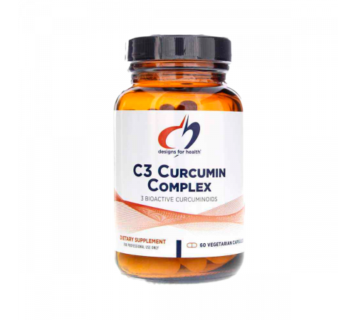 Комплекс куркумина C3, C3 Curcumin Complex, Designs for Health, 60 капсул