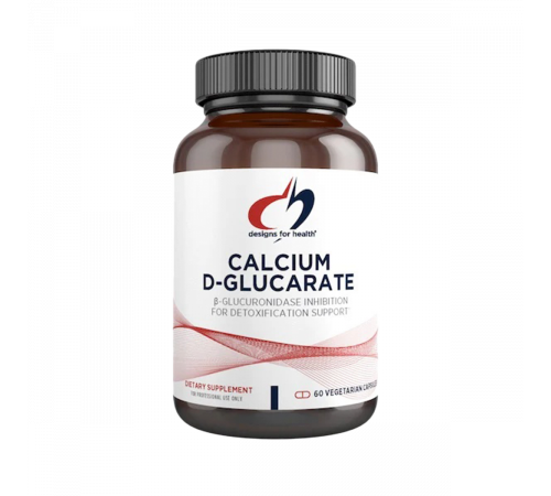 D-глюкарат кальция, Calcium D-Glucarate, Designs for Health, 60 капсул