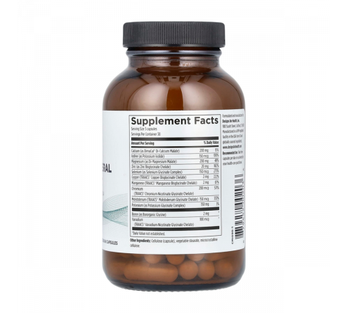 Полный минеральный комплекс, Complete Mineral Complex, Designs for Health, 90 вегетарианских капсул