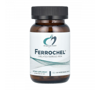 Хелатное железо Ferrochel, Ferrochel Iron Chelate, Designs for Health, 120 вегетарианских капсул