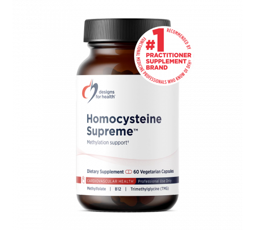 Гомоцистеин Суприм, Homocysteine Supreme, Designs for Health, 60 капсул