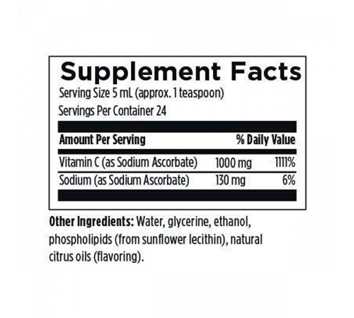 Липосомальный витамин С, Liposomal Vitamin C, Designs for Health, 120 мл