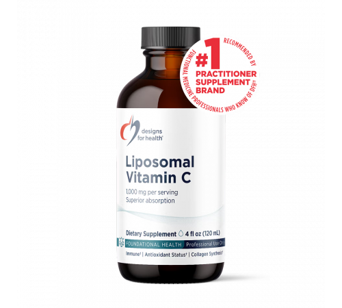 Липосомальный витамин С, Liposomal Vitamin C, Designs for Health, 120 мл