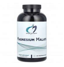 Малат магния, Magnesium Malate, Designs For Health, 240 вегетарианских капсул