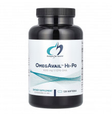 Омега-3, OmegAvail Hi-Po, Designs For Health, 120 гелевых капсул