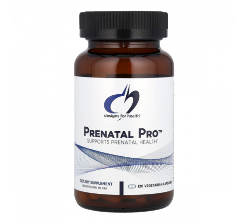 Комплекс для беременных Пренатал Про, Prenatal Pro, Designs For Health, 120 вегетарианских капсул
