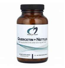 Кверцетин с крапивой, Quercetin + Nettles, Designs For Health, 90 вегетарианских капсул