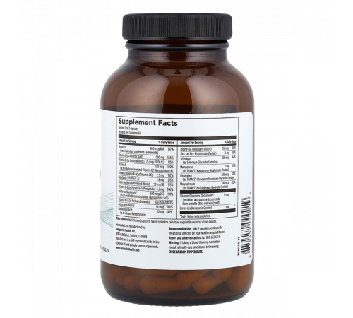 Мультивитамины Twice Daily, Twice Daily Multi, Designs For Health, 120 вегетарианских капсул