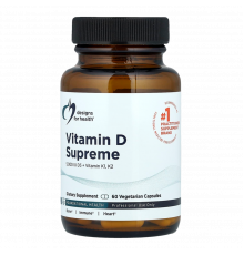 Витамин Д, Vitamin D Supreme, Designs For Health, 60 капсул