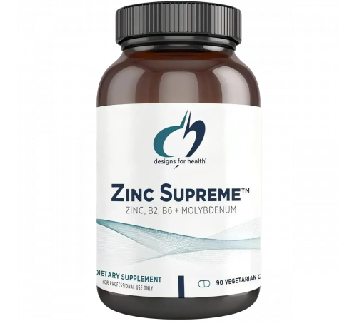 Цинк, 90 капсул, Zinc Supreme, Designs For Health, 90 капсул