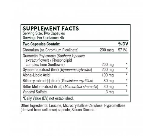 Диабенил, Diabenil, Thorne, 90 капсул