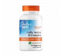 Активный комплекс витамина B, Doctor's Best Fully Active B Complex, 60 вегетарианских капсул
