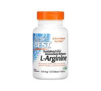 Л-аргинин, L-Arginine, Doctor's best, 120 таблеток