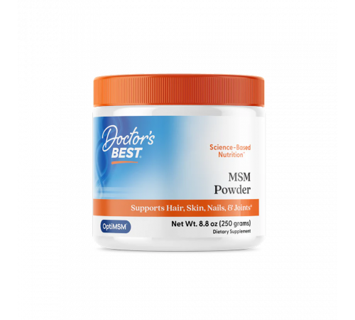 Порошок MSM, Doctor's Best MSM Powder with OptiMSM, 250 г