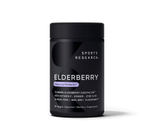 Комплекс бузины, Elderberry Complex, Sports Research, 60 капсул