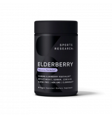 Комплекс бузины, Elderberry Complex, Sports Research, 60 капсул