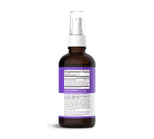 Жидкий спрей с комплексом бузины, Elderberry Spray, Sports Research, 60 мл