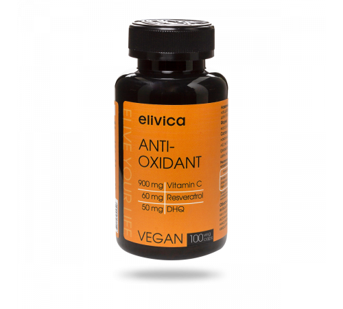 Антиоксидантный комплекс, Antioxidant, Elivica, 100 вегетарианских капсул