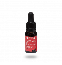 Жидкий Витамин Д3 600 МЕ, D3 Essential 600 IU, Elivica, 15 мл