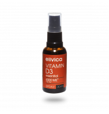 Жидкий Витамин Д3 600 МЕ, D3 Essential 600 IU, Elivica, спрей 30 мл