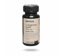 L-Аргинин, L-Arginine Pure, Elivica, 60 вегетарианских капсул