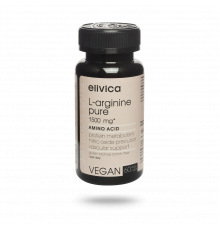 L-Аргинин, L-Arginine Pure, Elivica, 60 вегетарианских капсул
