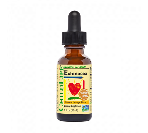 Эхинацея со вкусом апельсина, Liquid Echinacea Natural Orange, ChildLife, 30 мл