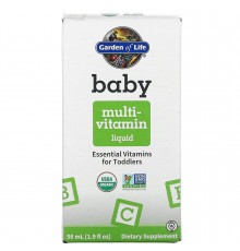 Garden of Life, Baby, Multivitamin Liquid, 1.9 fl oz ( 56 ml)