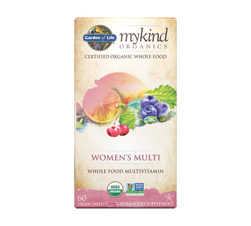 Мультивитамины для женщин, Women's Once Daily, Garden of Life, 60 вегетарианских таблеток